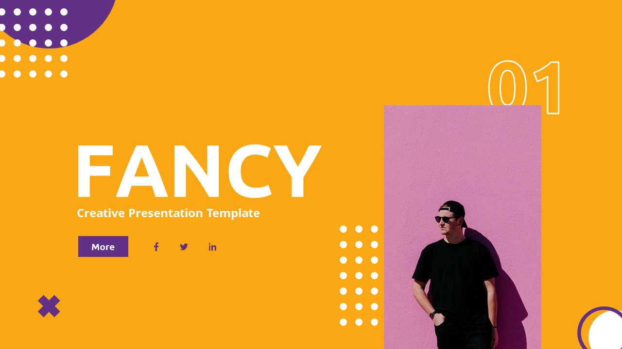 Fancy - Colorful Google Slides Template, Presentation Templates